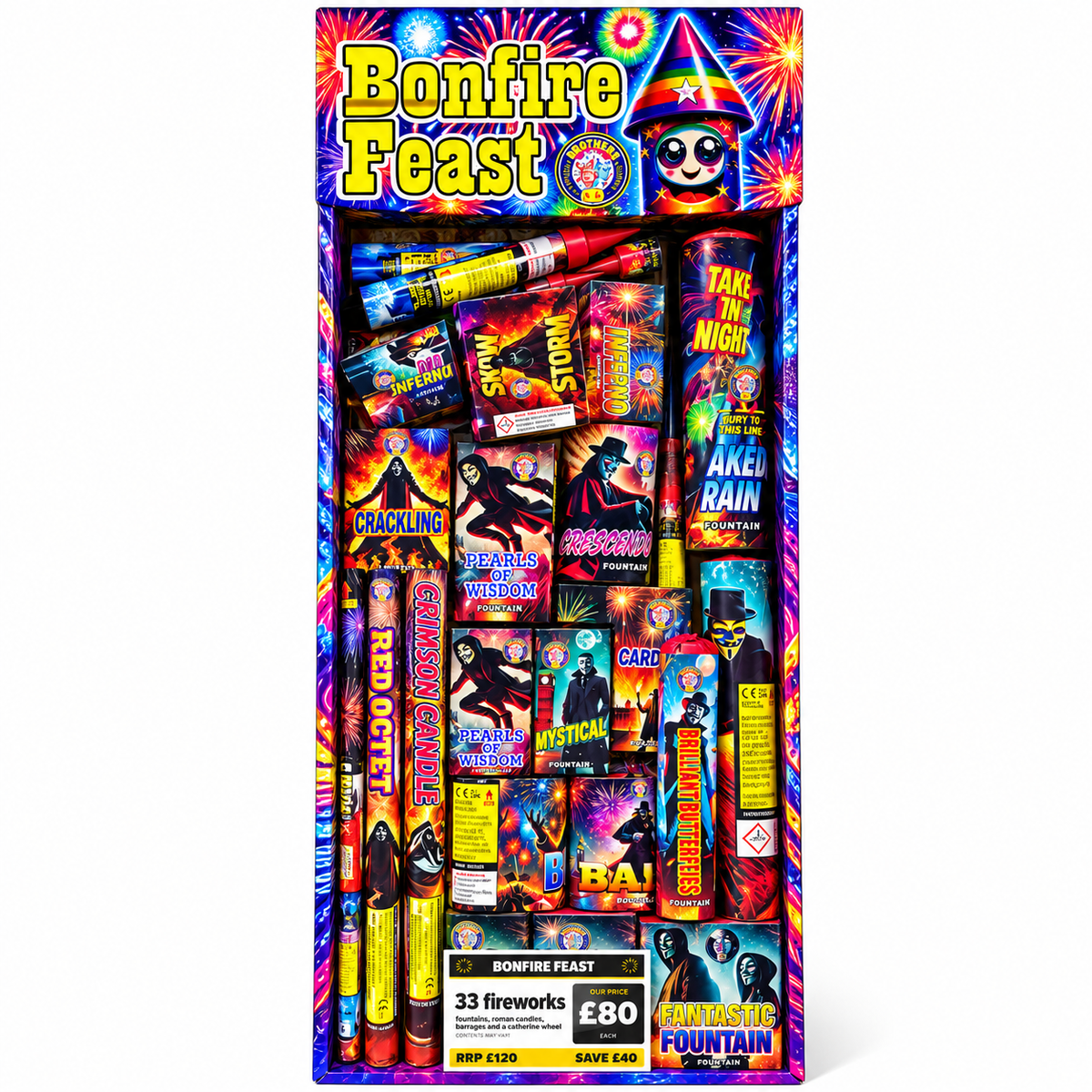 Brothers Pyrotechnics - Bonfire Feast Selection Box